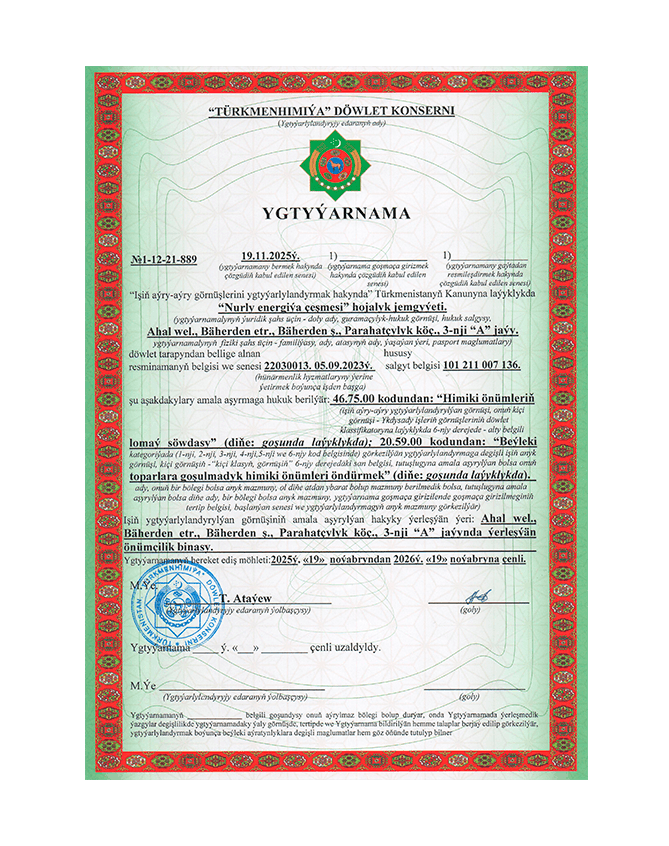 Production License